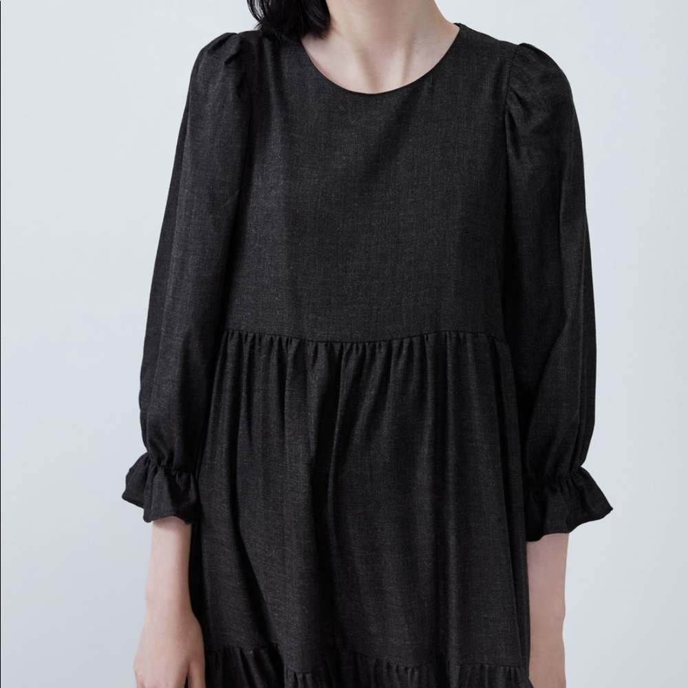 Zara midi pleated dress - Picture 4 of 8